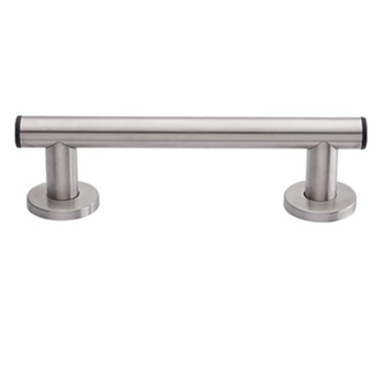 50400058-Stainless Steel Straight Grab Bar With Cover Flange